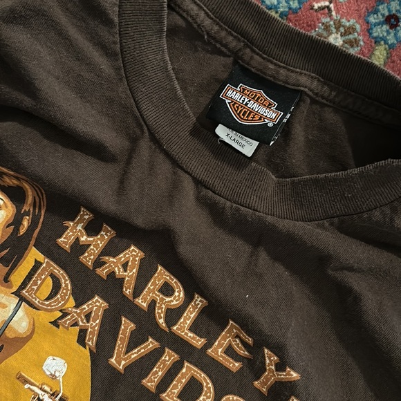 Vintage Harley Davidson Cropped T - Picture 2 of 3
